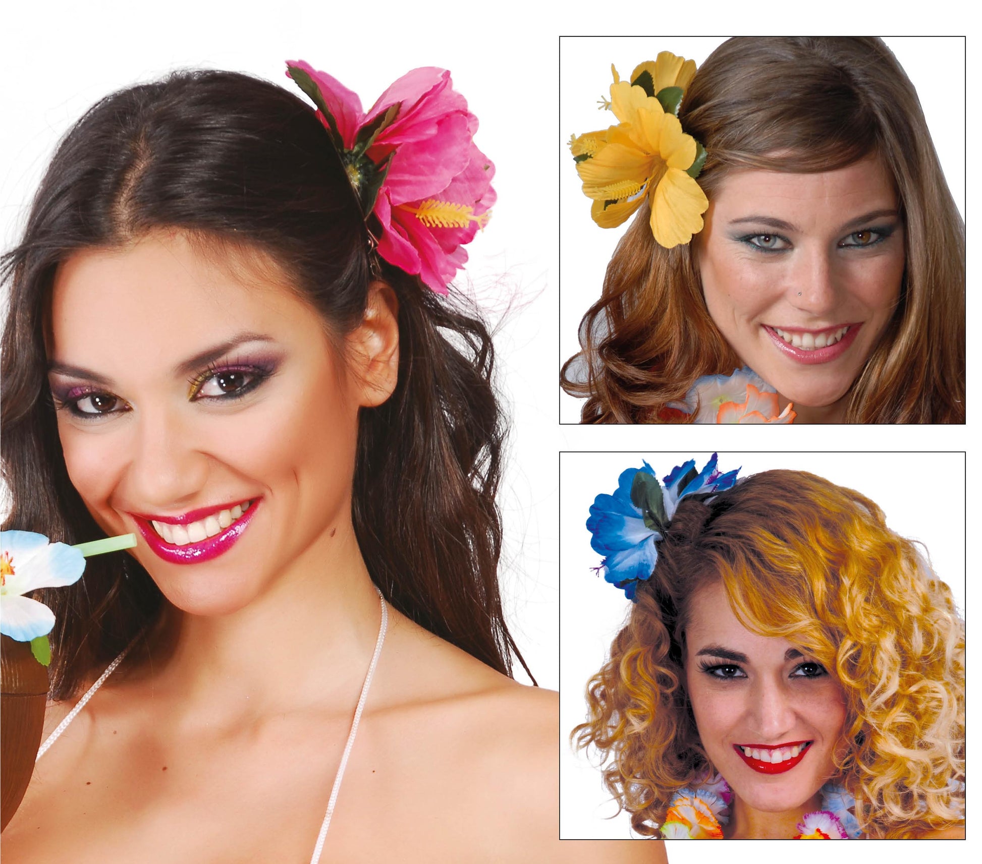 BAG: 2 HAIR FLOWERS