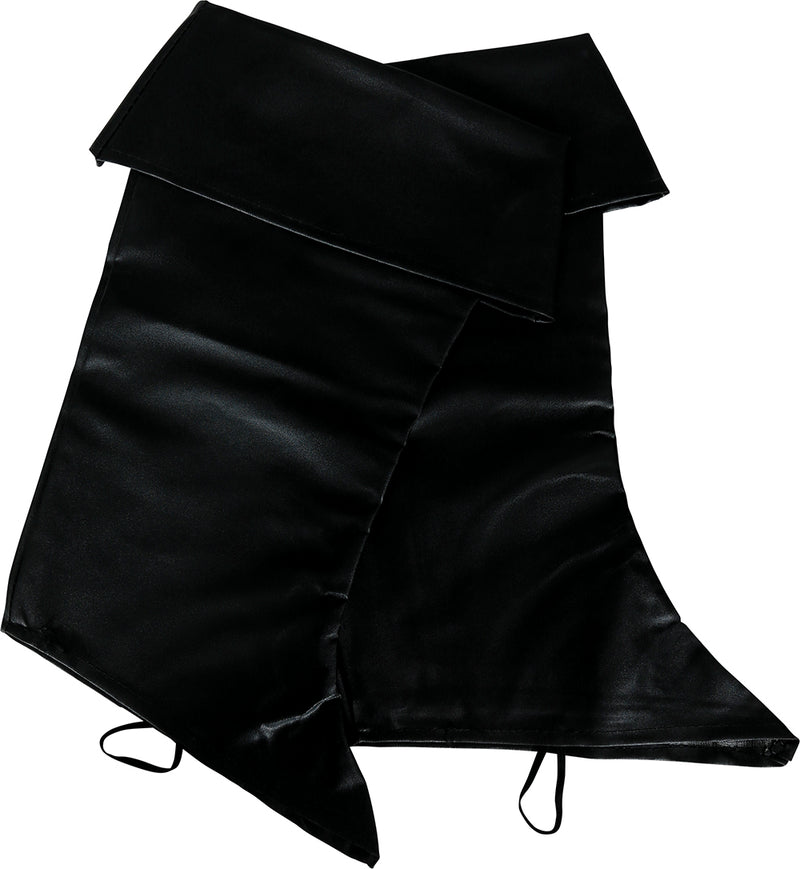 BLACK BOOT COVERS 50 CM, CHILDREN