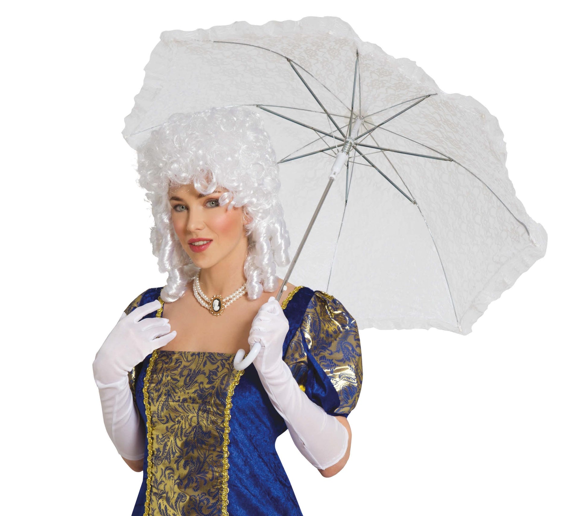 WHITE PARASOL,   60X70 CM