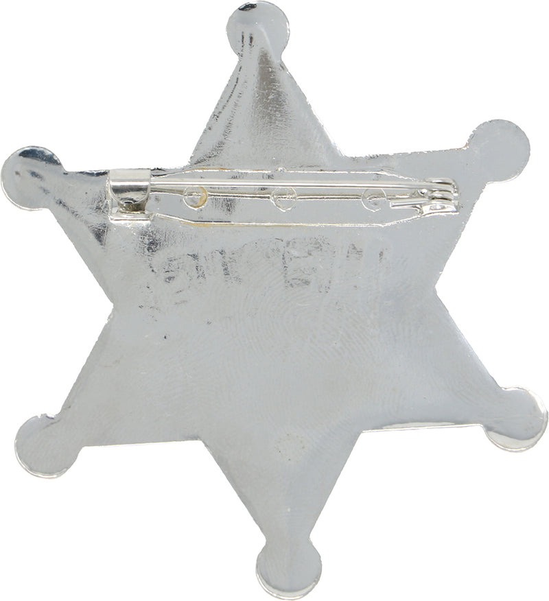 METAL SHERIFF STAR 6 CM