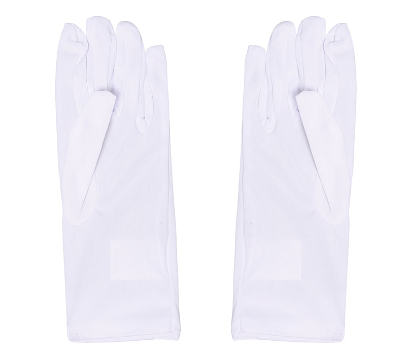 GLOVES, 18 CMS, WHITE, CHILD