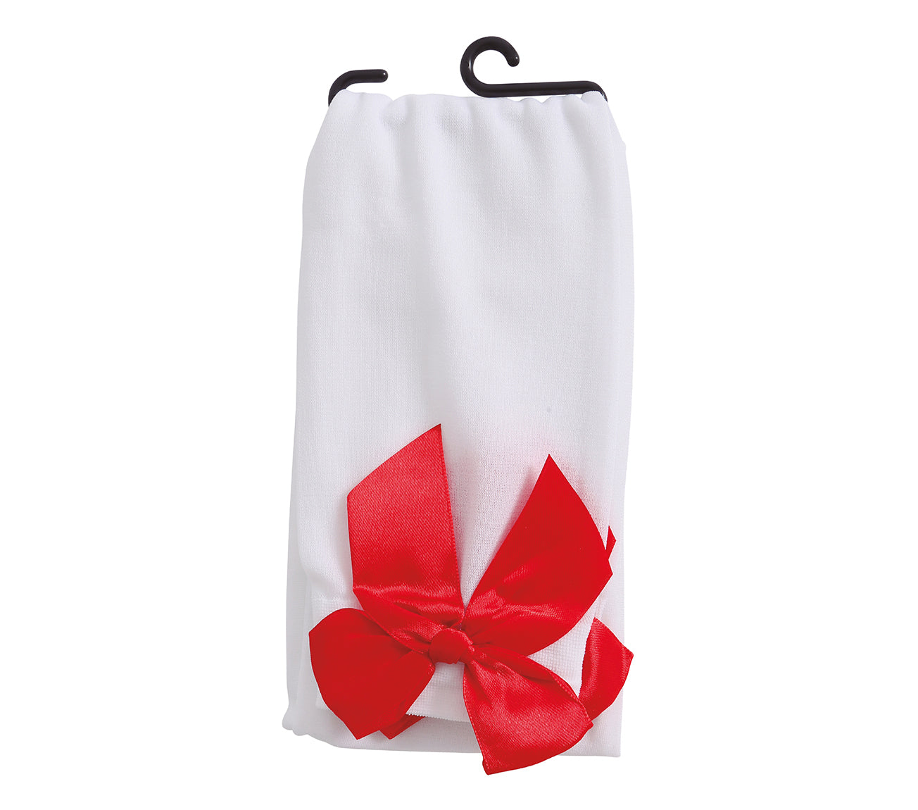 WHITE TIGHTS WITH RIBBON