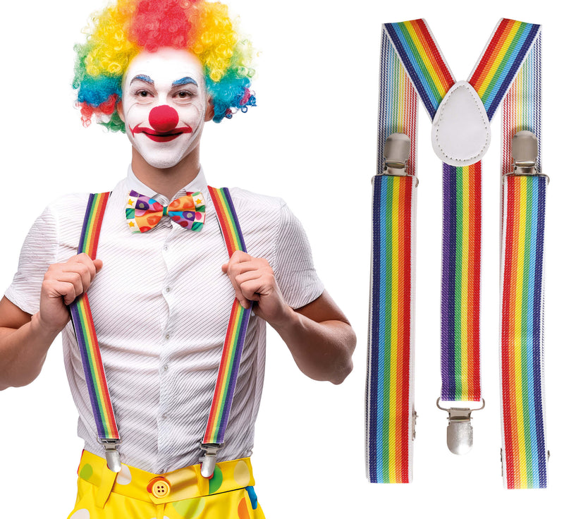 MULTICOLOUR CLOWN BRACES