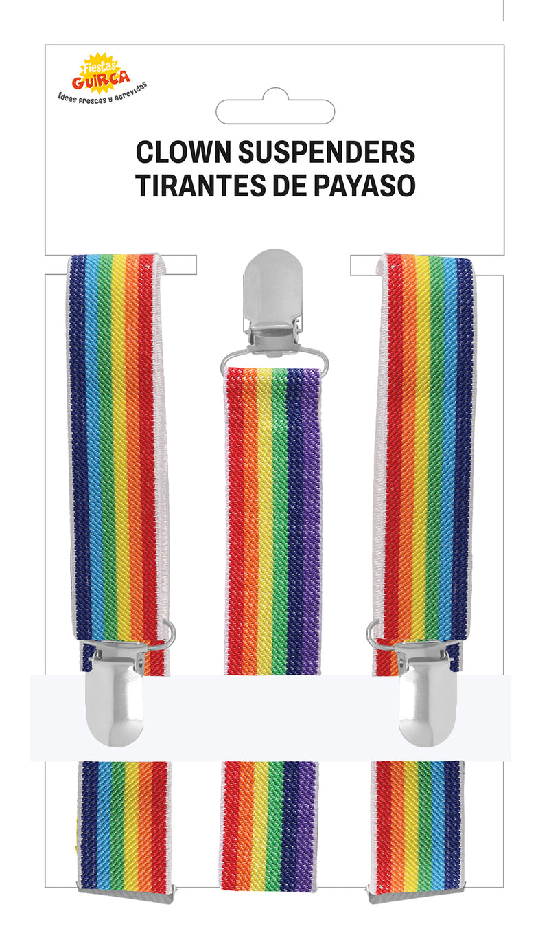 MULTICOLOUR CLOWN BRACES