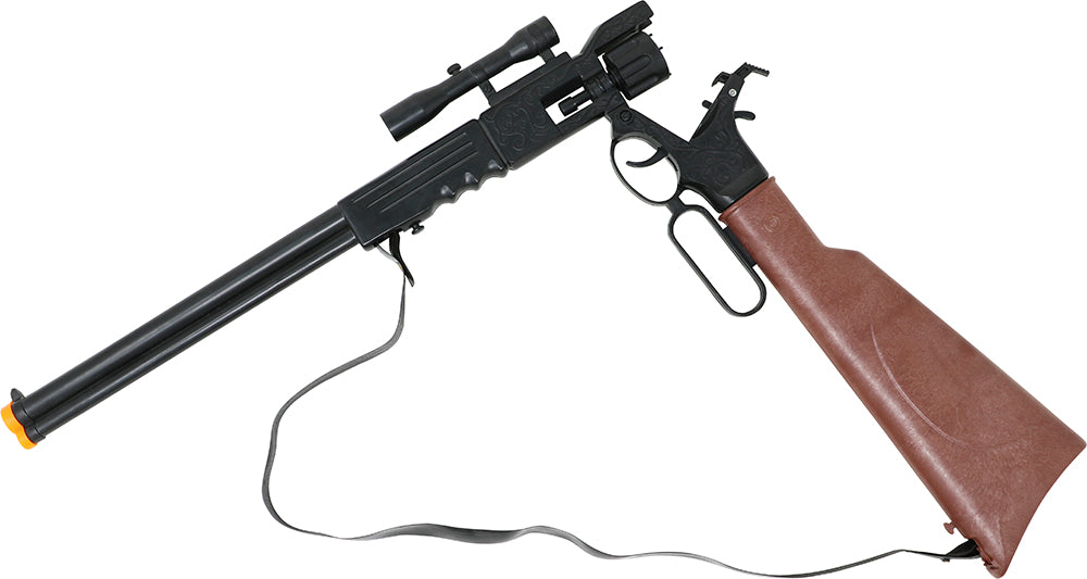 RIFLE WITH SCOPE, 64 CM
