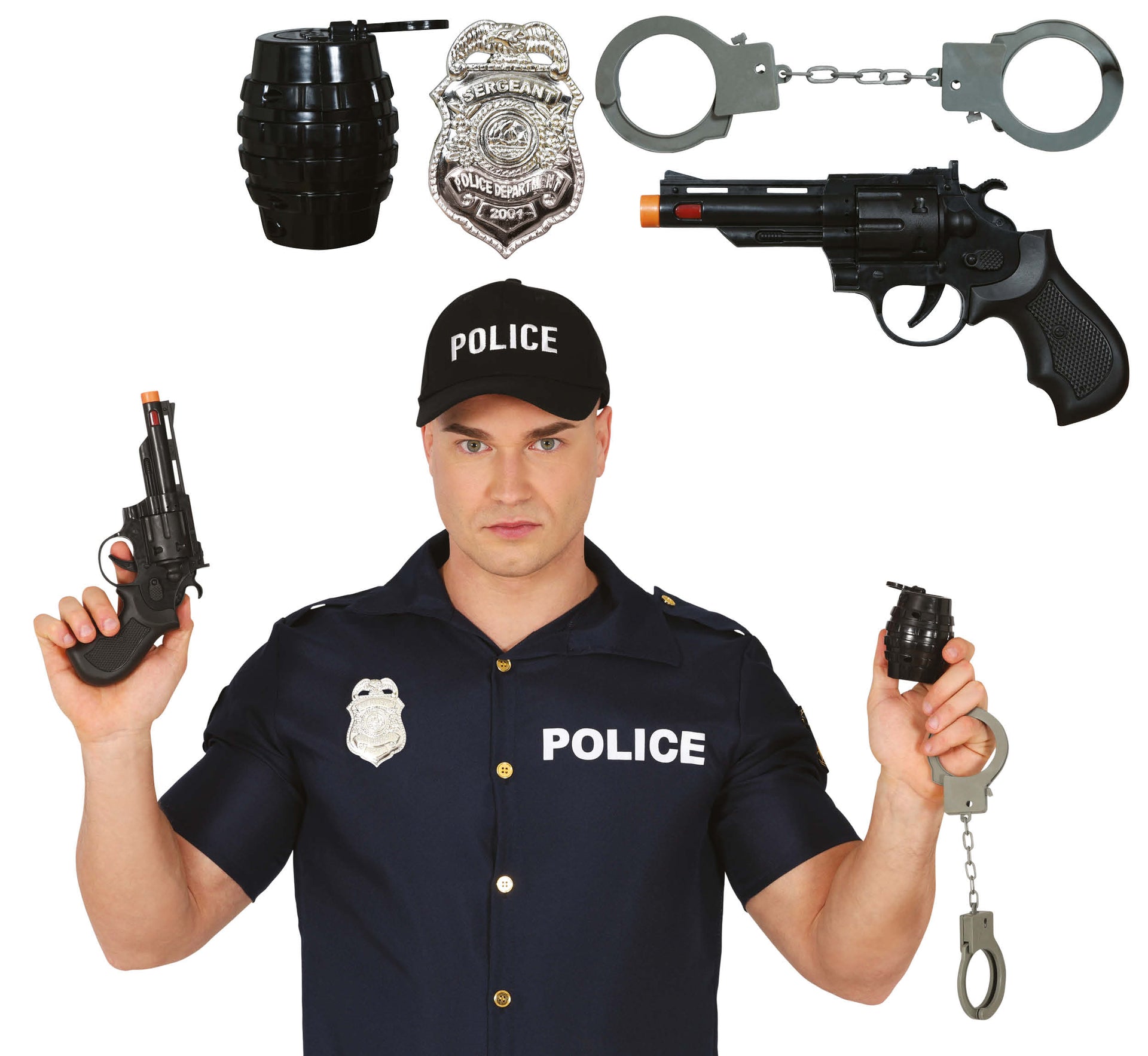 POLICE SET 4 PIECES