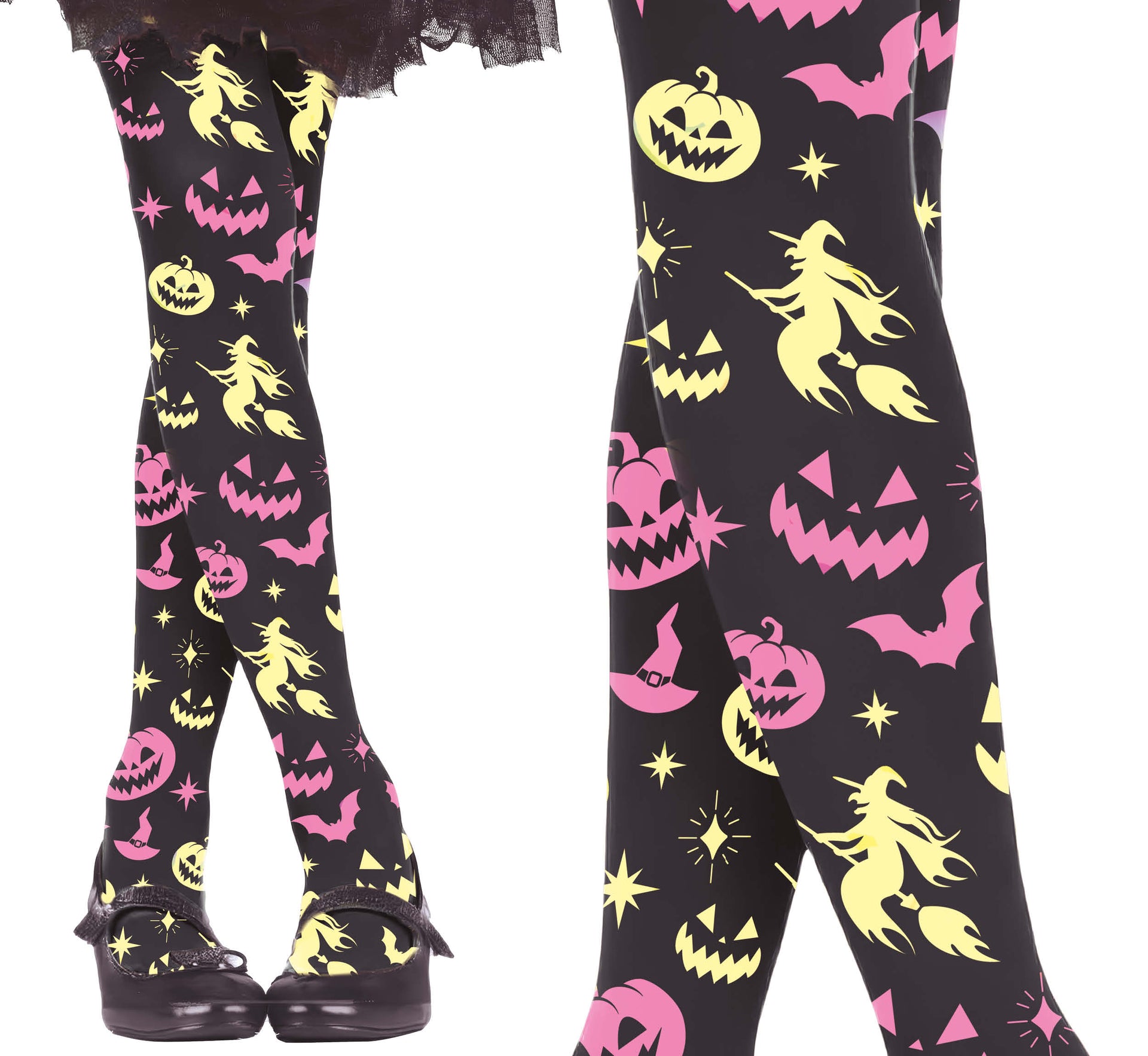 MULTICOLOR HALLOWEEN TIGHTS