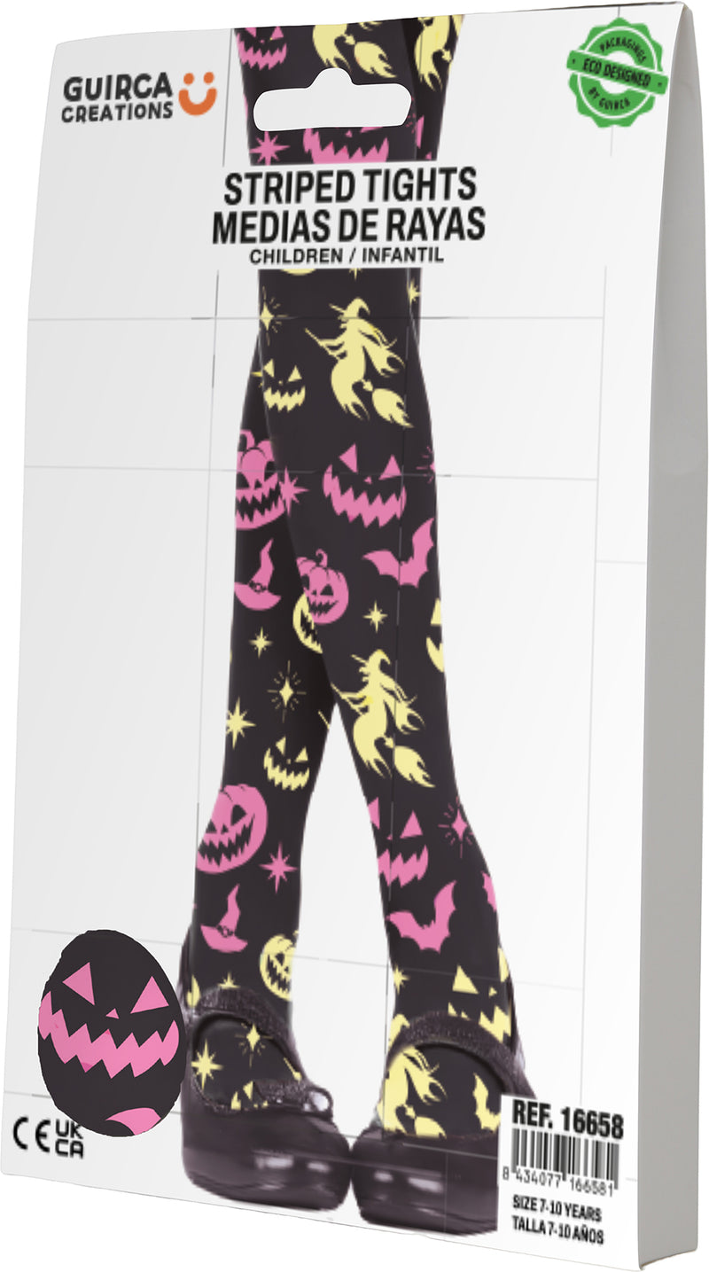 MULTICOLOR HALLOWEEN TIGHTS