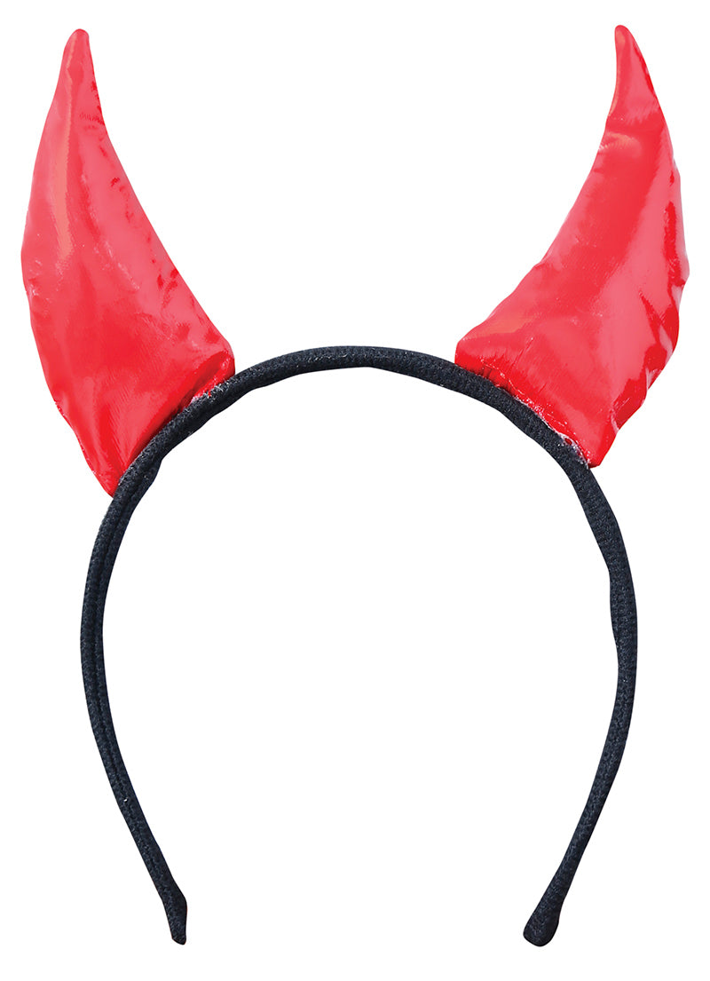 DEMON HEADBAND RED FABRIC
