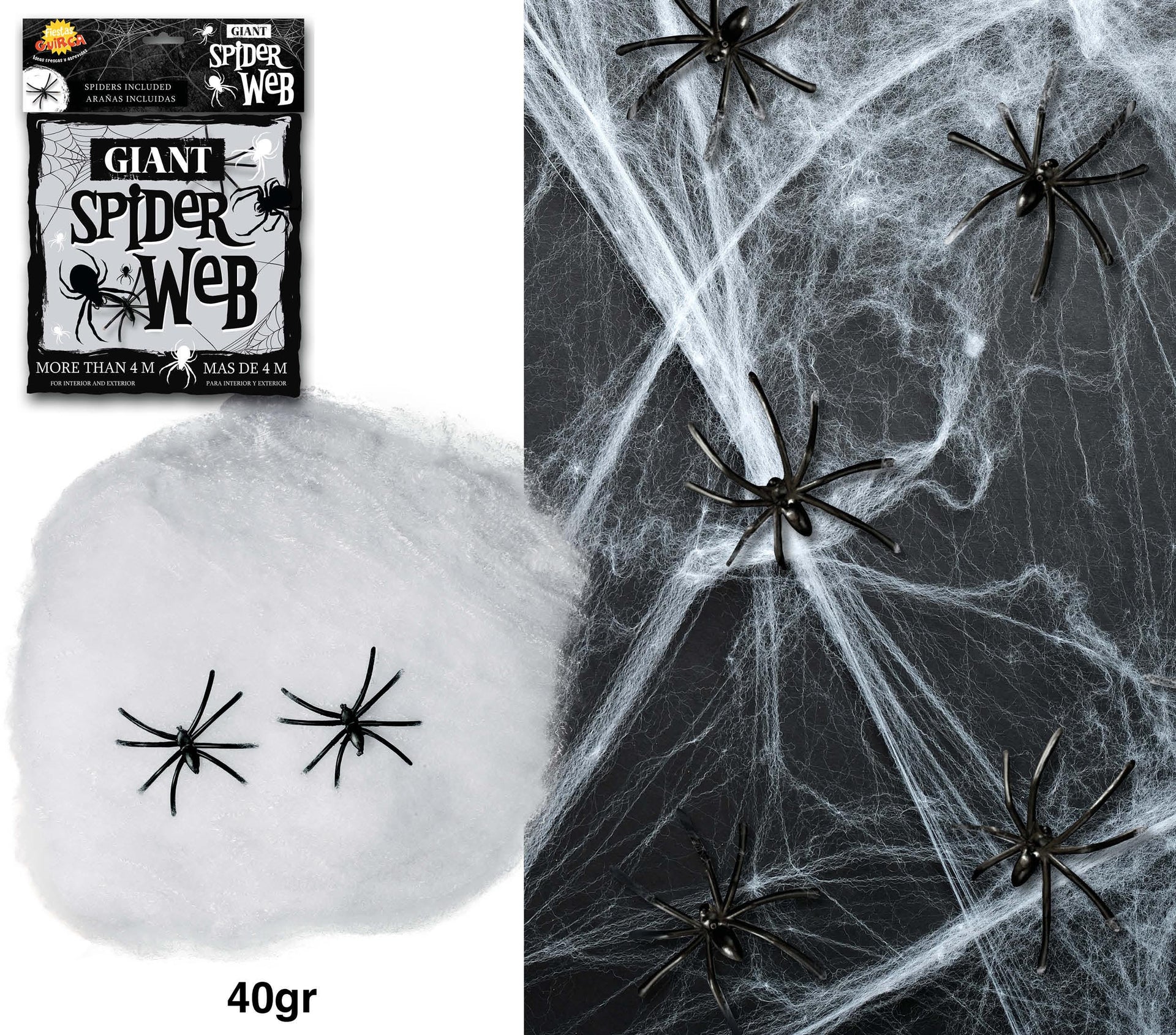 SPIDER WEB BAG, 10 GR., WHITE
