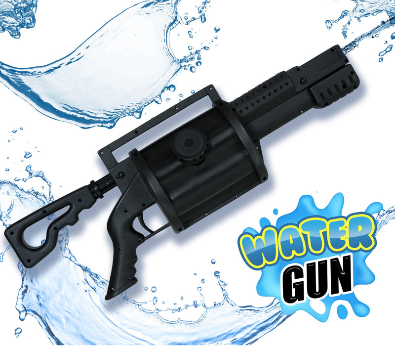 WATER MACHINE GUN, BLACK 60 CM