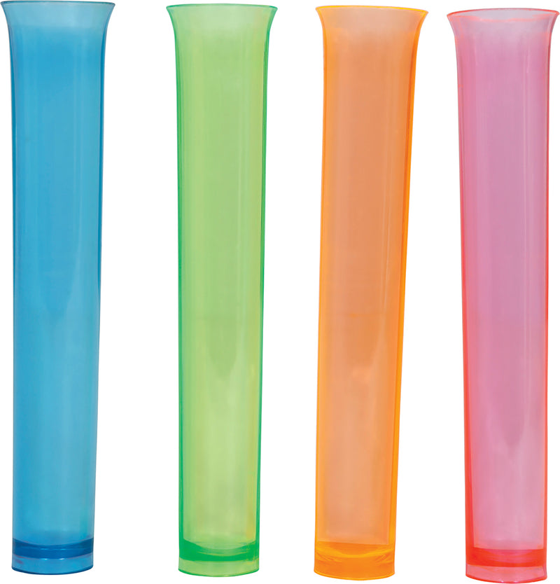 15 TEST TUBES ASSORTED COLORS 13 CM