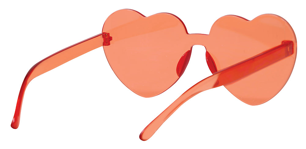 TRANSPARENT HEART GLASSES