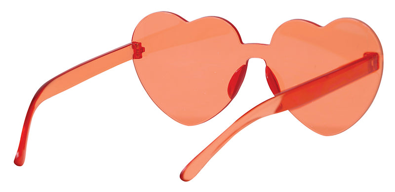 TRANSPARENT HEART GLASSES