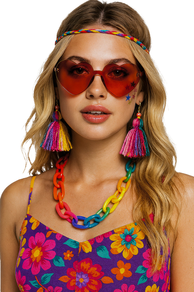 TRANSPARENT HEART GLASSES