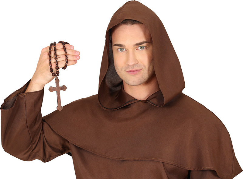 WOODEN ROSARY 48 CM