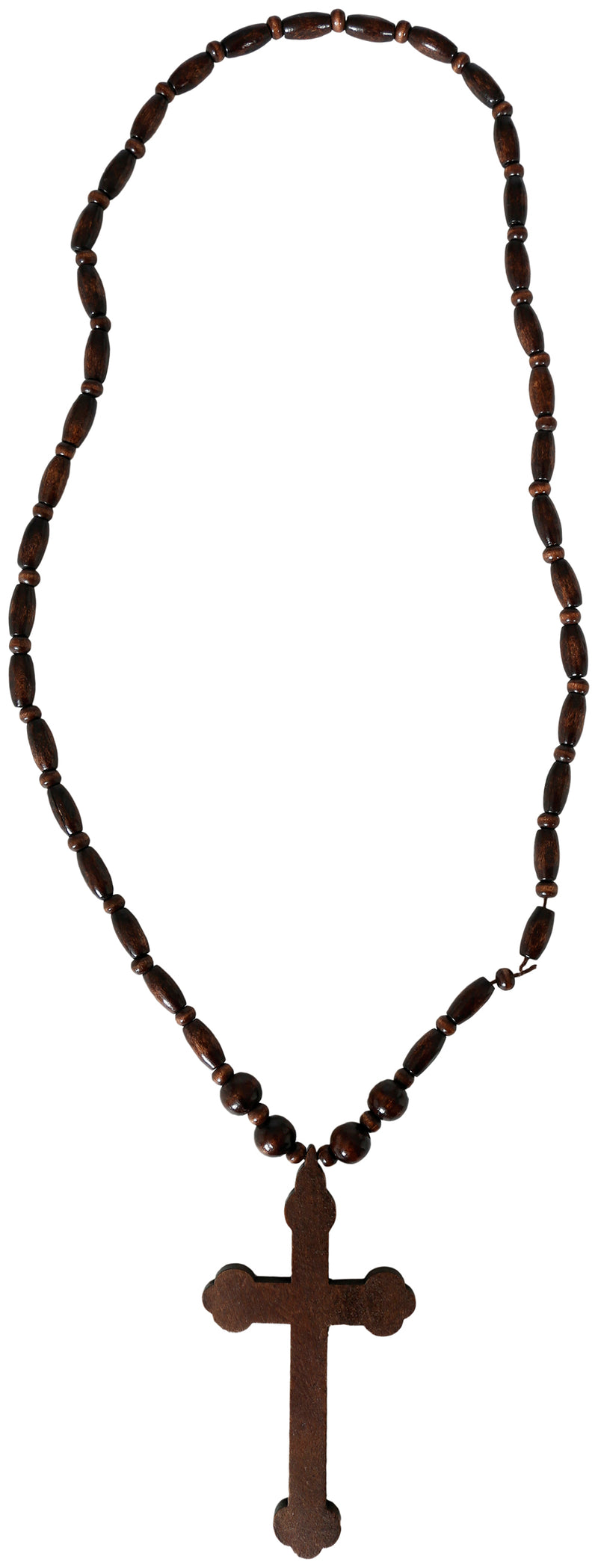 WOODEN ROSARY 48 CM