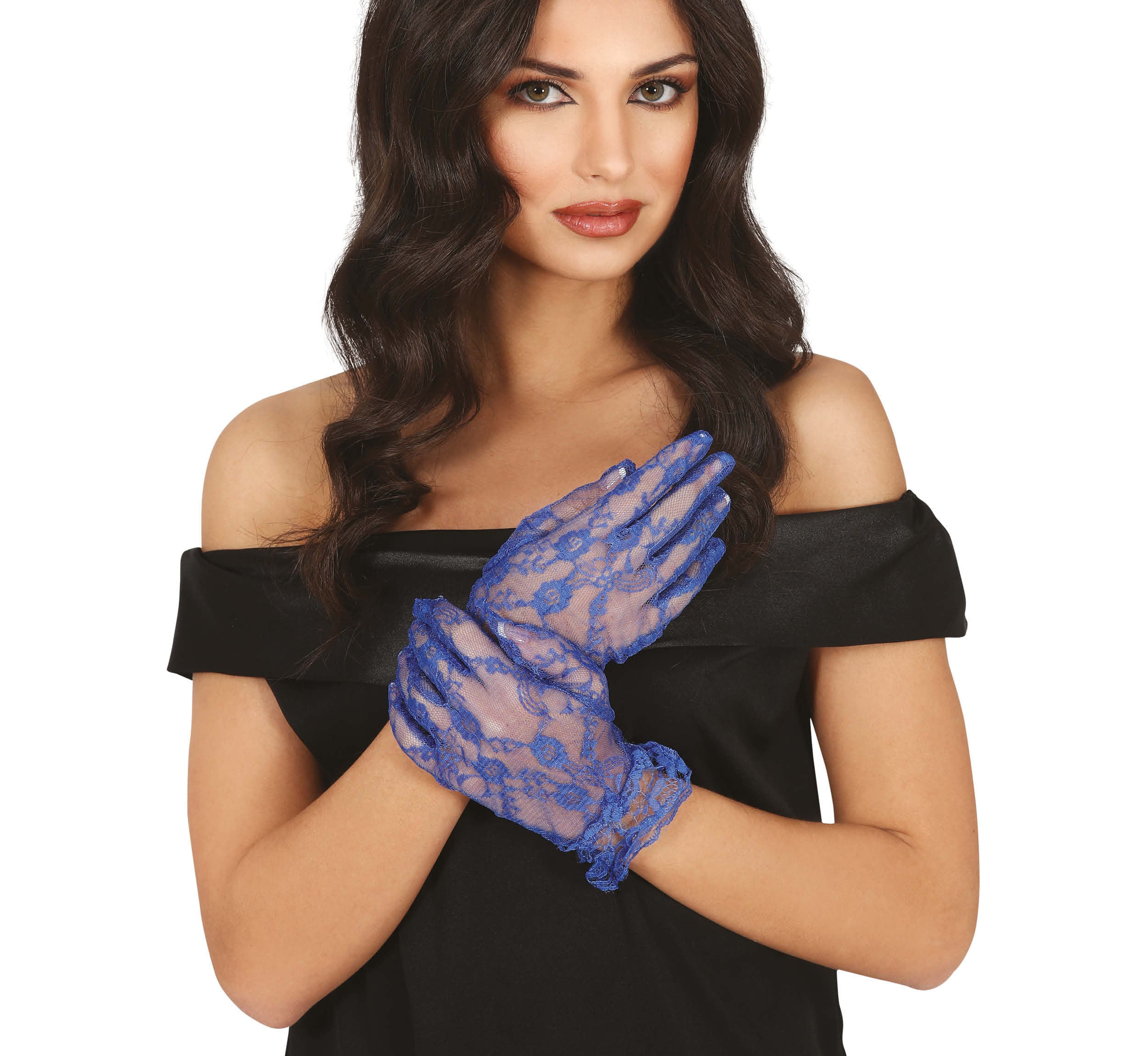 LACED GLOVES, 22 CM