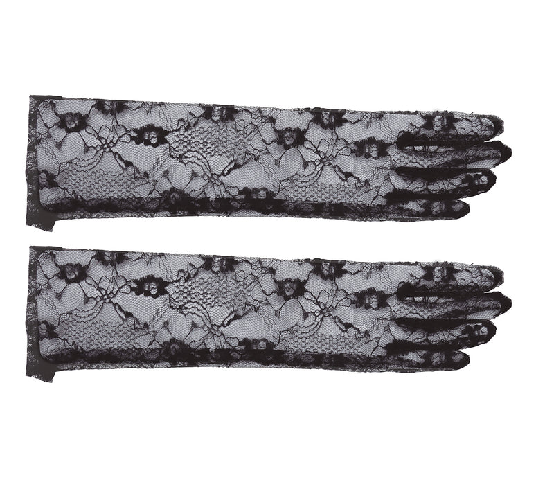 LACED GLOVES, 38 CM