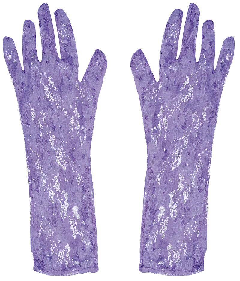 LACED GLOVES, 38 CM