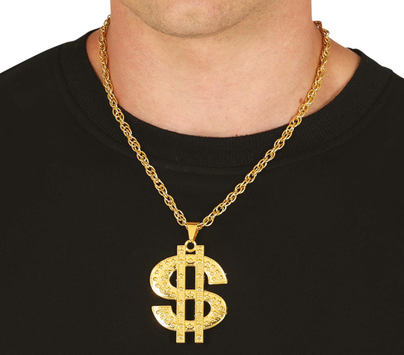DOLLAR GOLDEN METAL NECKLACE