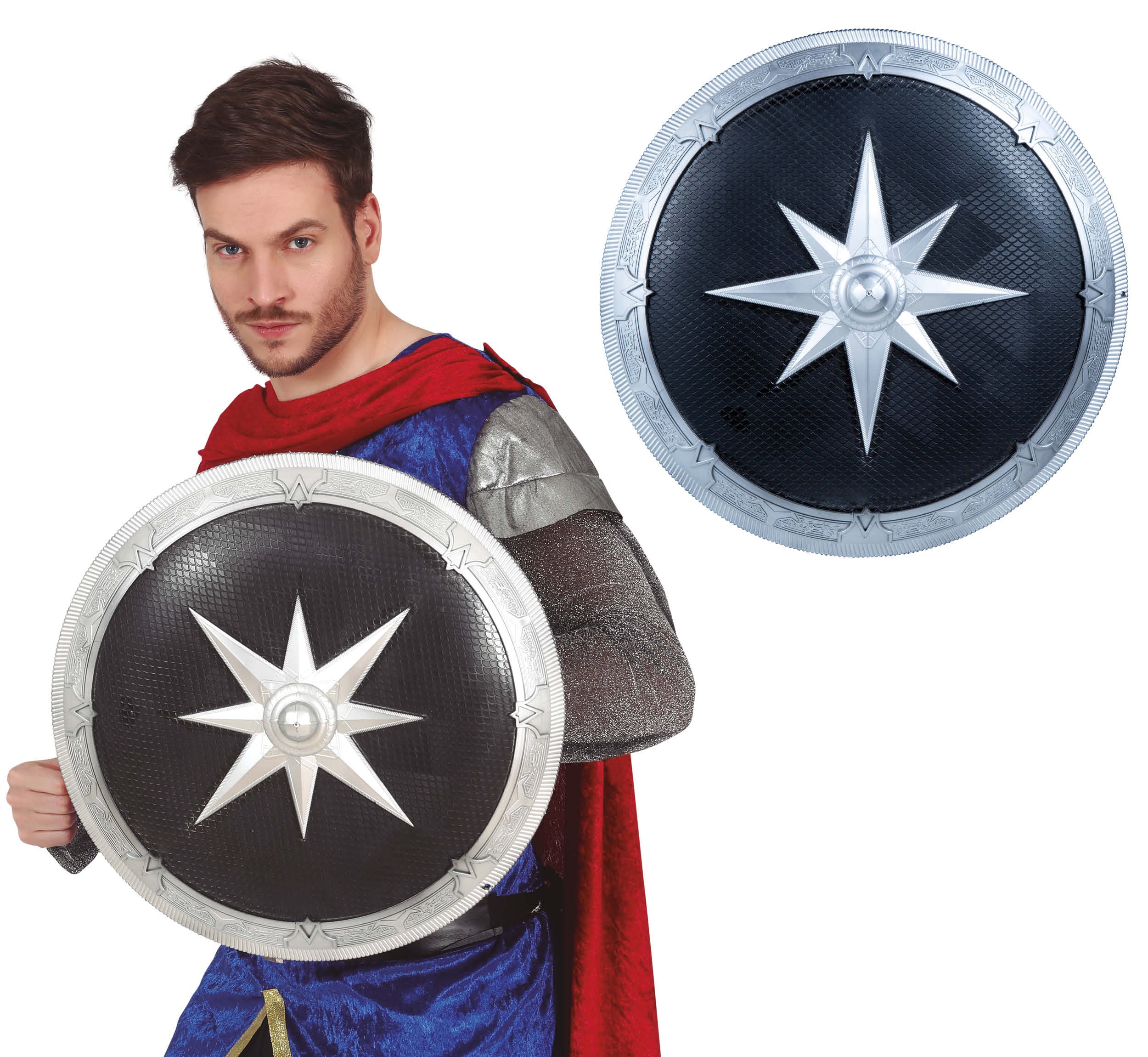 BLACK ROMAN SHIELD 45 CMS