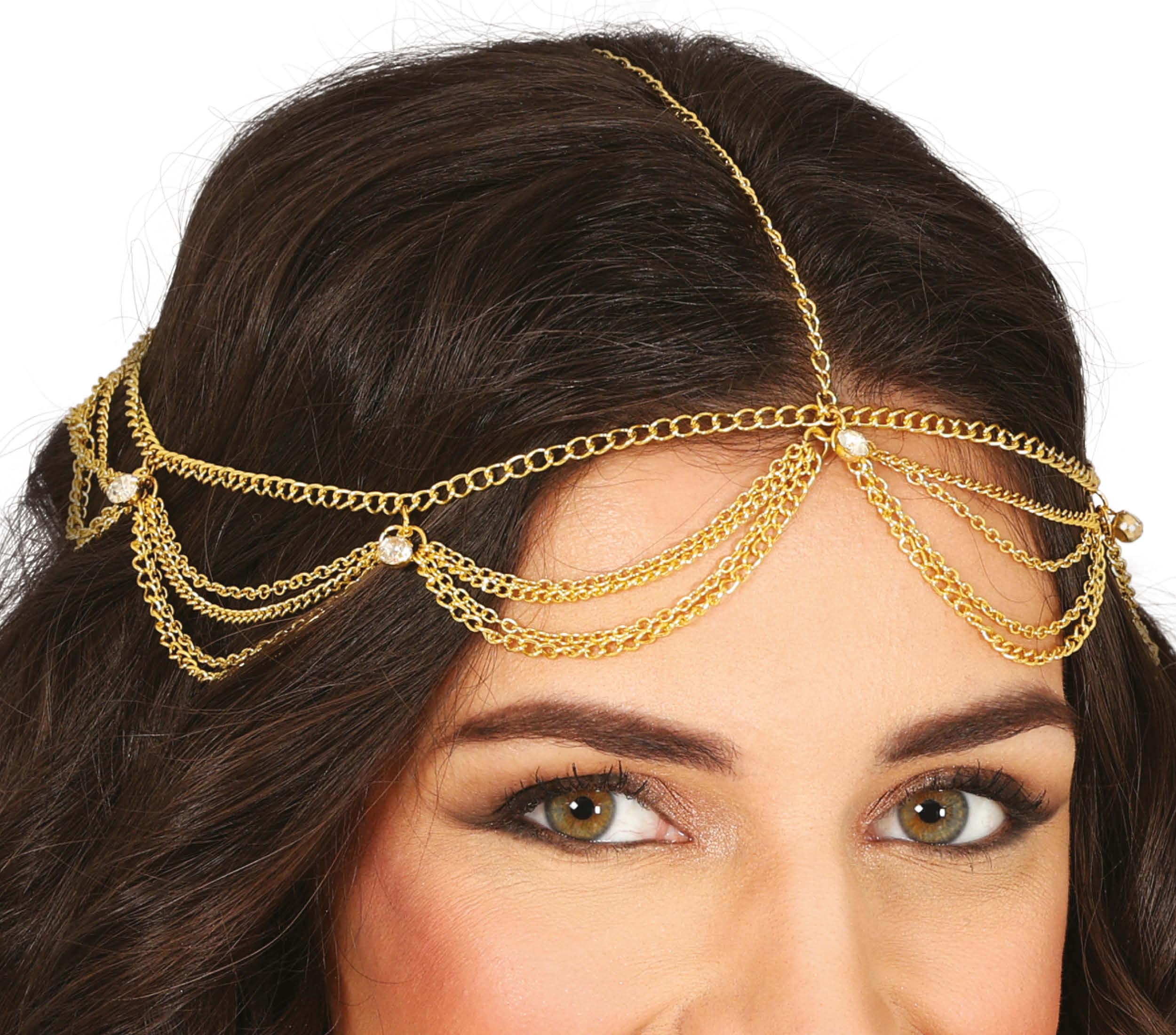 GOLDEN METAL HEADPIECE, ADULTS