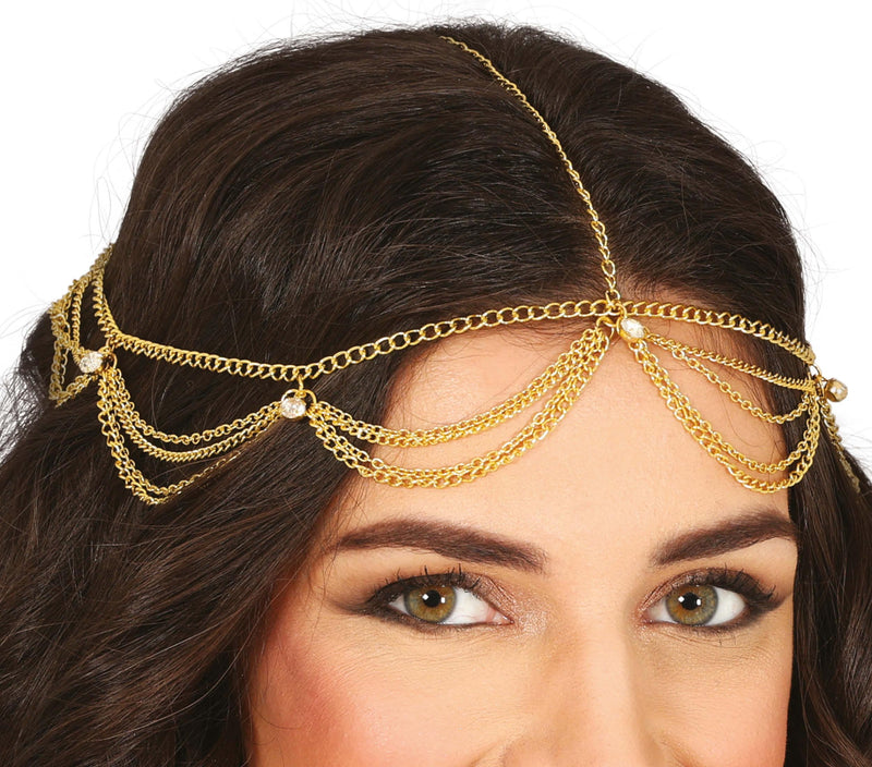 GOLDEN METAL HEADPIECE, ADULTS