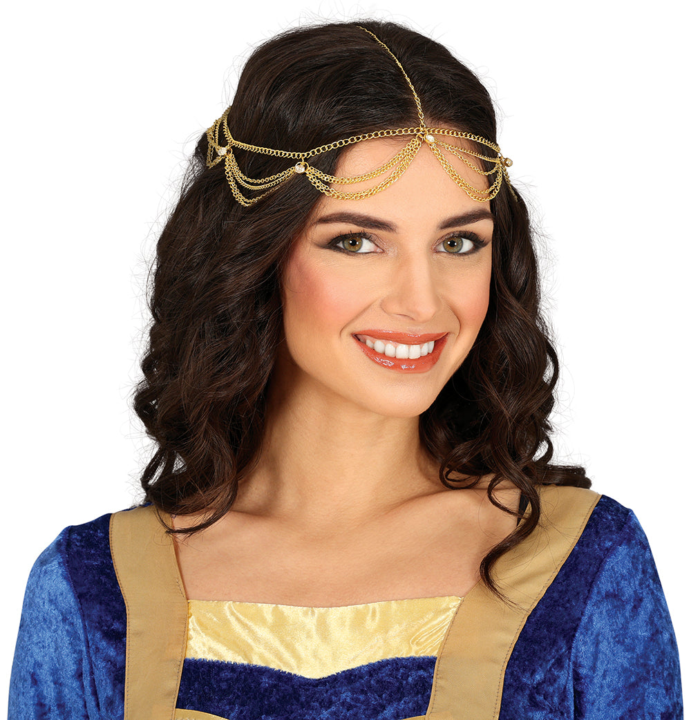GOLDEN METAL HEADPIECE, ADULTS