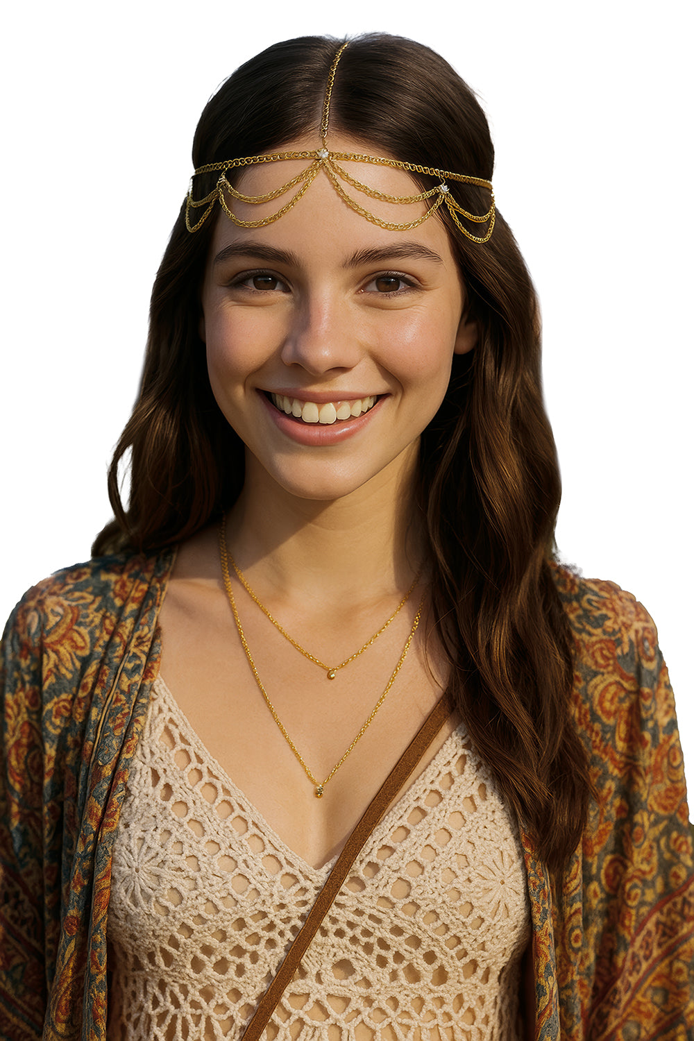 GOLDEN METAL HEADPIECE, ADULTS