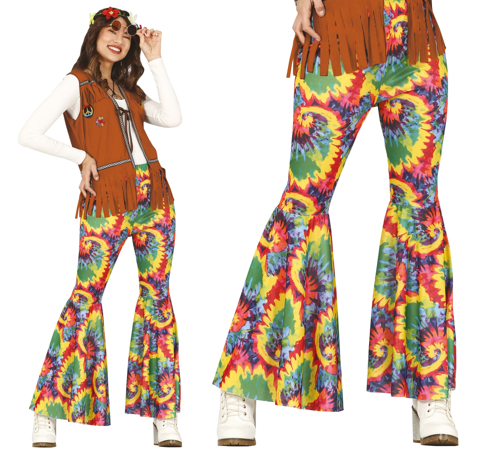 PRINTED HIPPIE PANTS