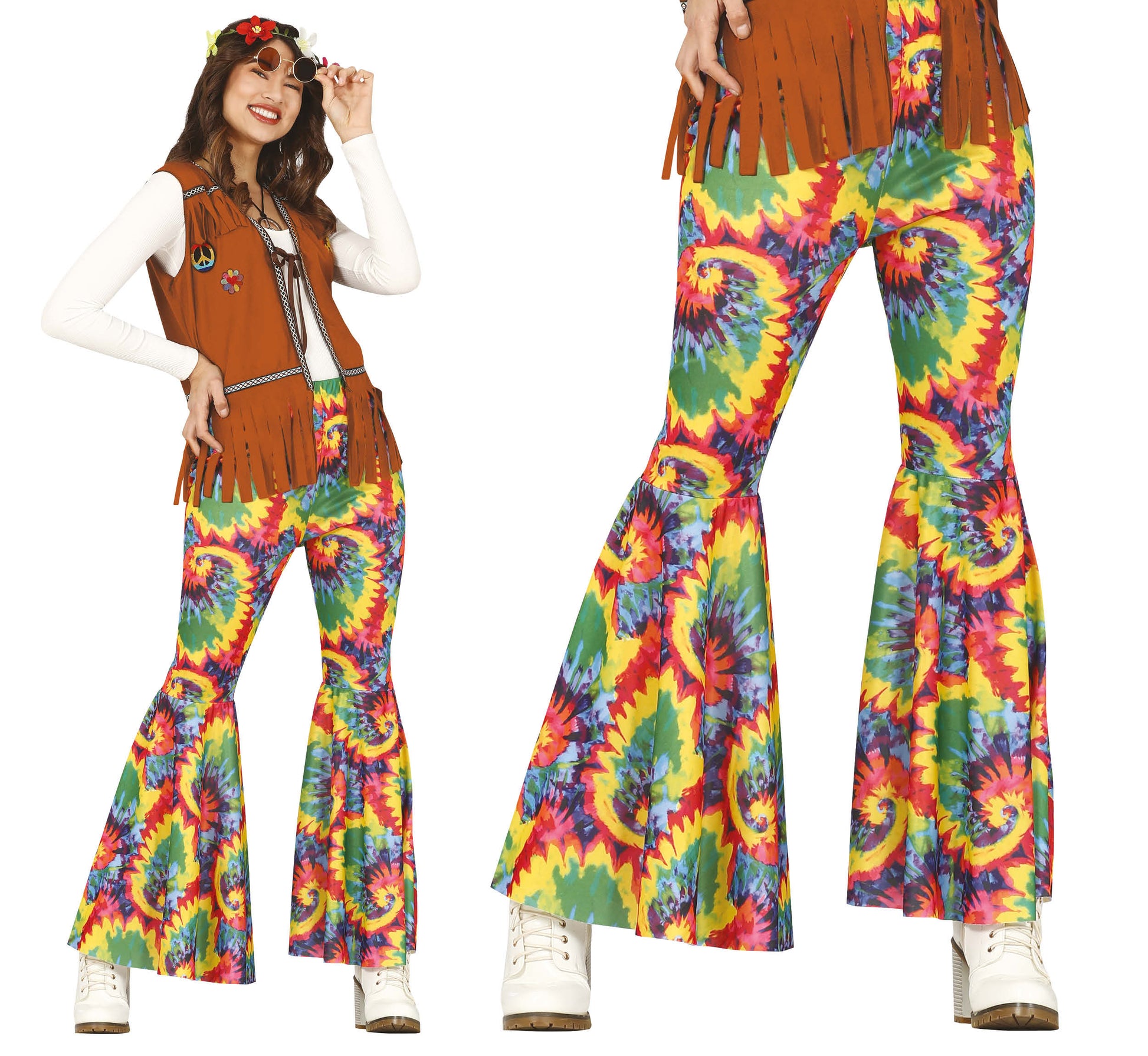 PRINTED HIPPIE PANTS