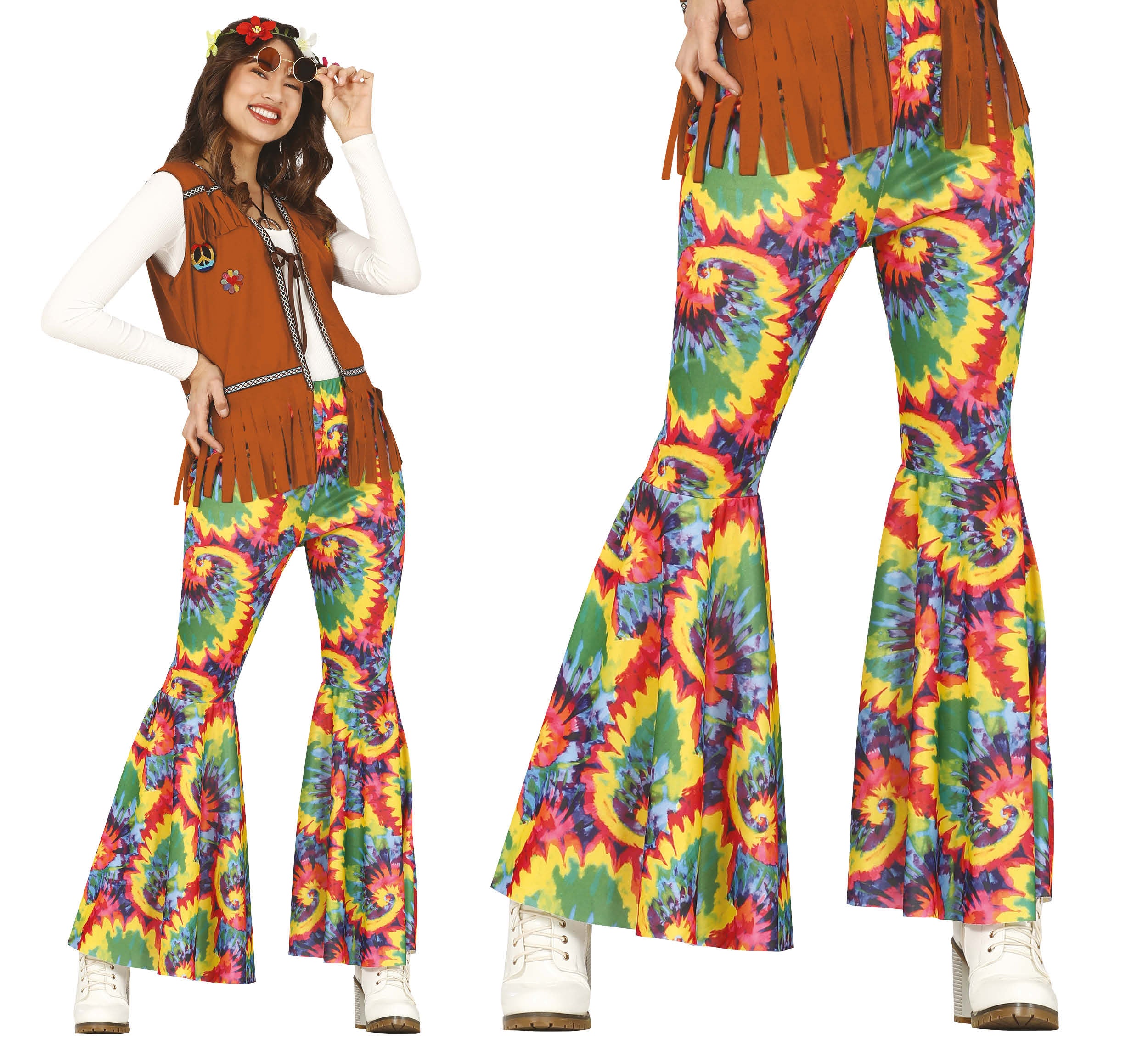 PRINTED HIPPIE PANTS