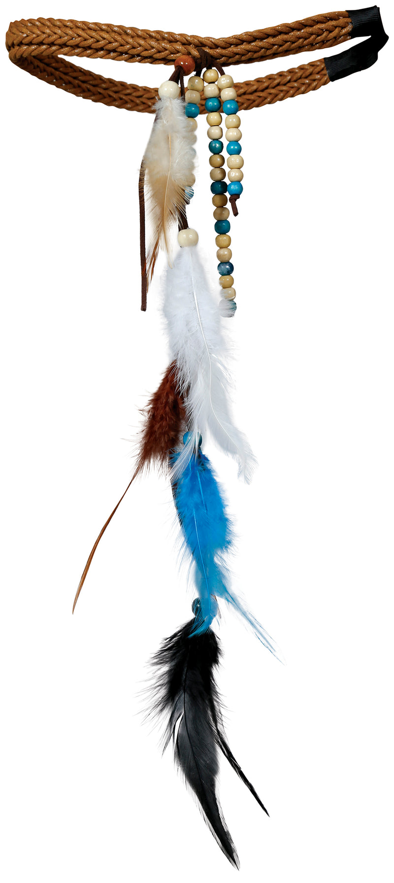 INDIAN HEADBAND WITH FEATHERS, ADULTS