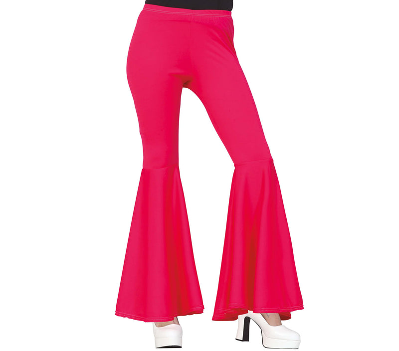 PINK ELASTIC BELL PANTS