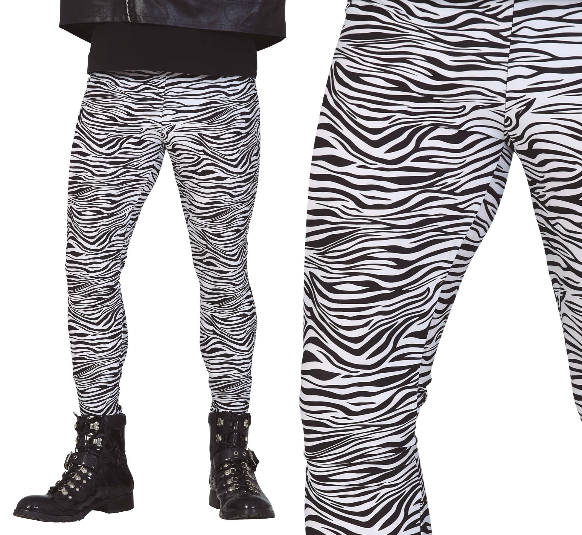 ROCK PANTS WITH ZEBRA PRINT