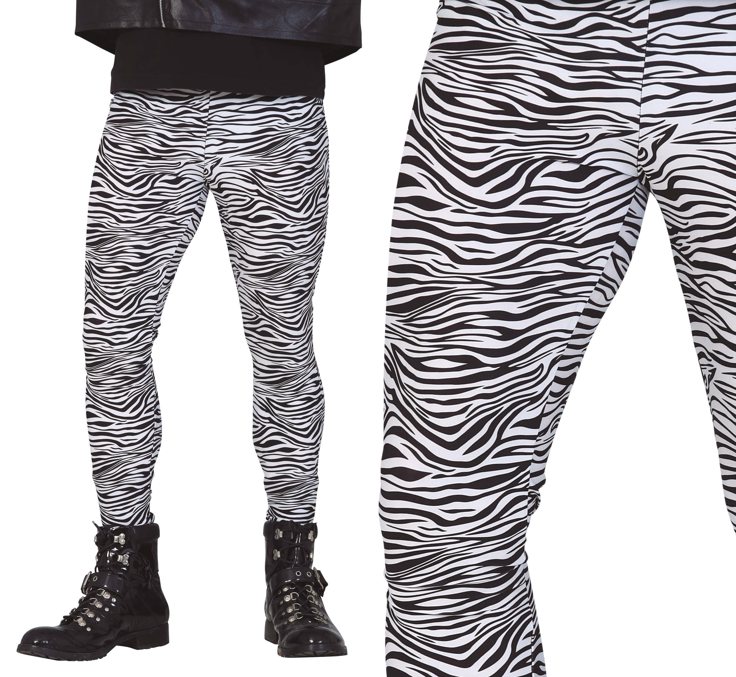 ROCK PANTS WITH ZEBRA PRINT