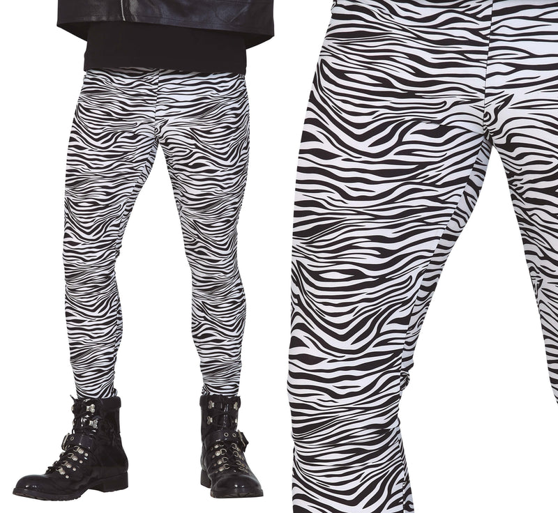ROCK PANTS WITH ZEBRA PRINT
