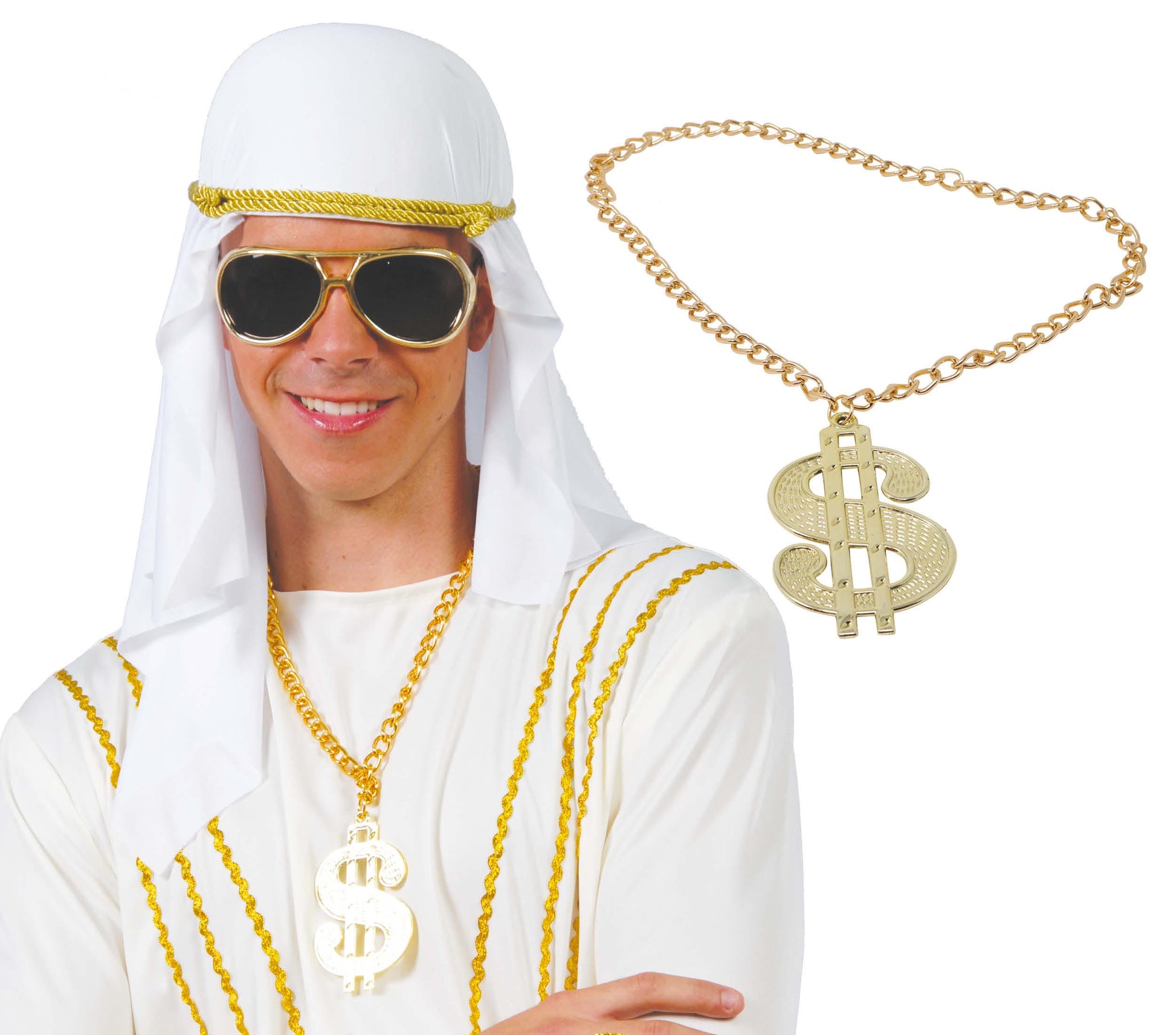 DOLLAR NECKLACE,  " $ "