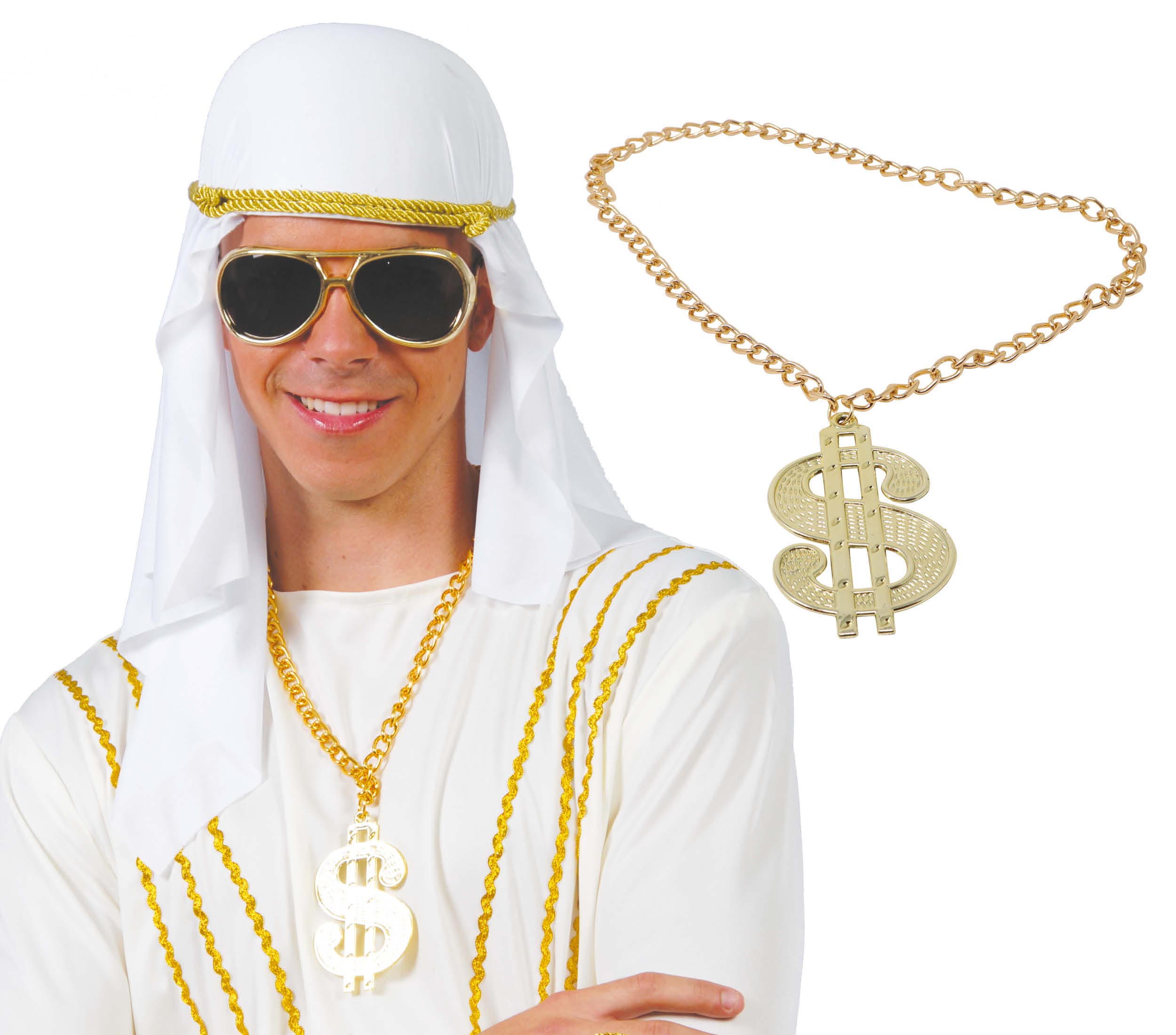 DOLLAR NECKLACE,  " $ "