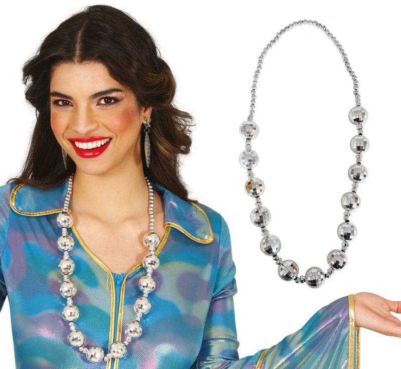 DISCO BALL NECKLACE, ADULTS