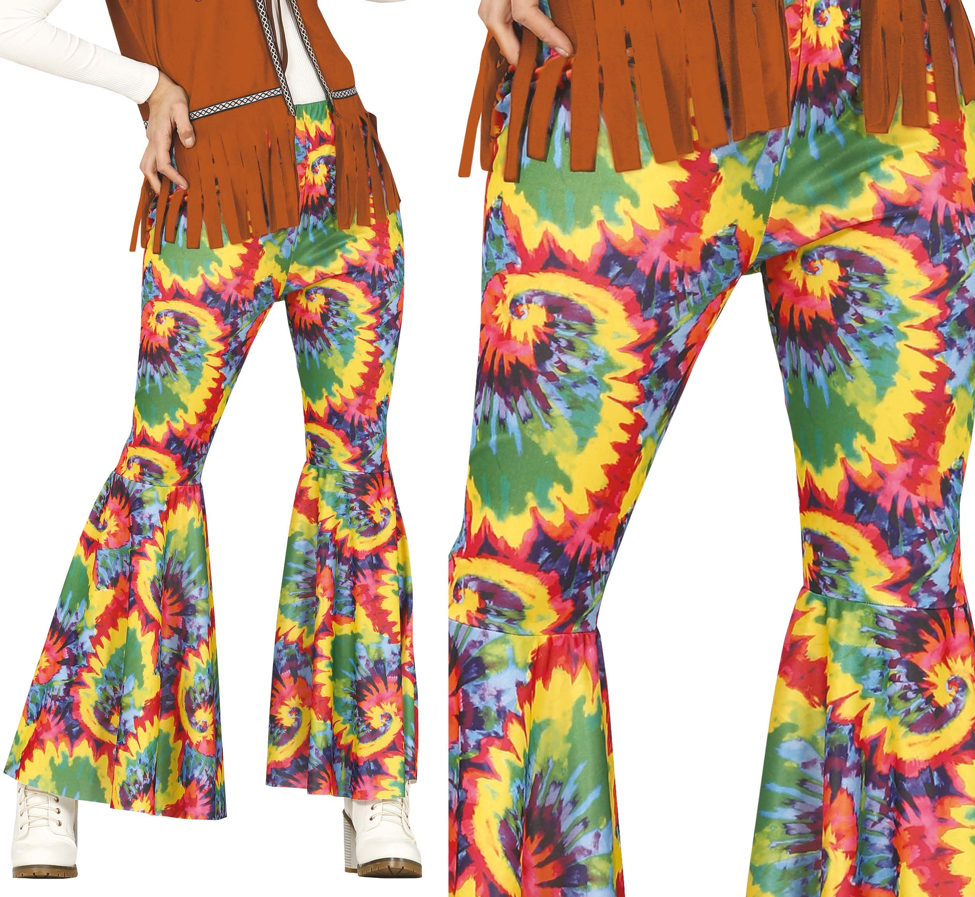 PRINTED HIPPIE PANTS