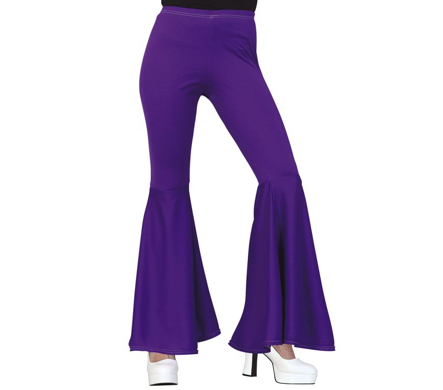 LILAC ELASTIC BELL PANTS