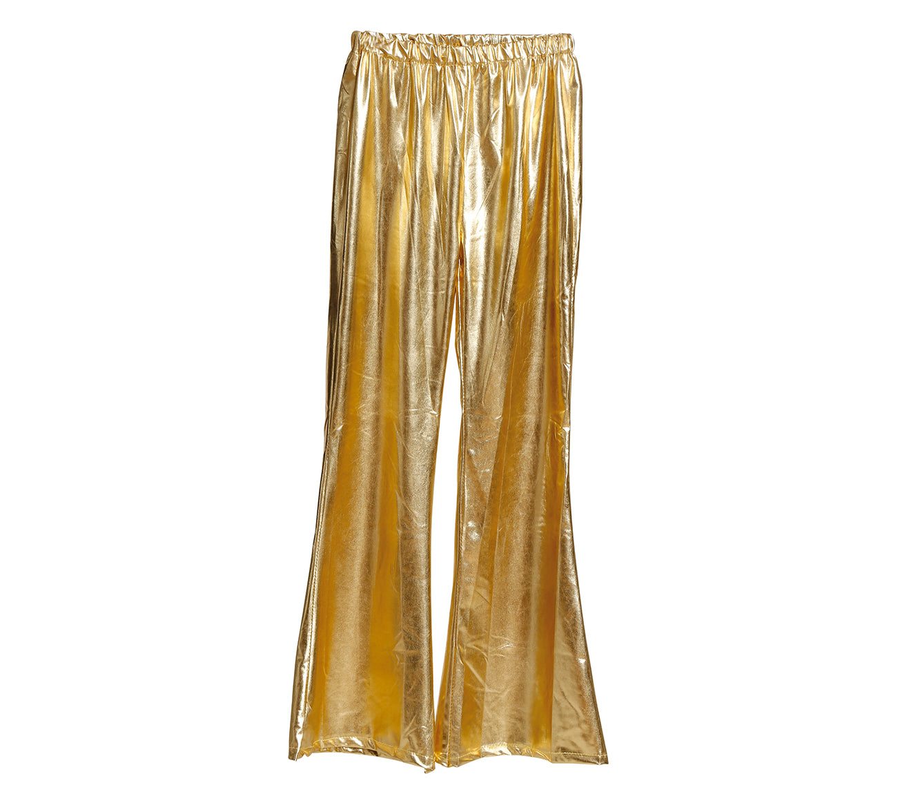 GOLD BELL BOTTOM PANTS, ADULT, 38 - 40 (M)