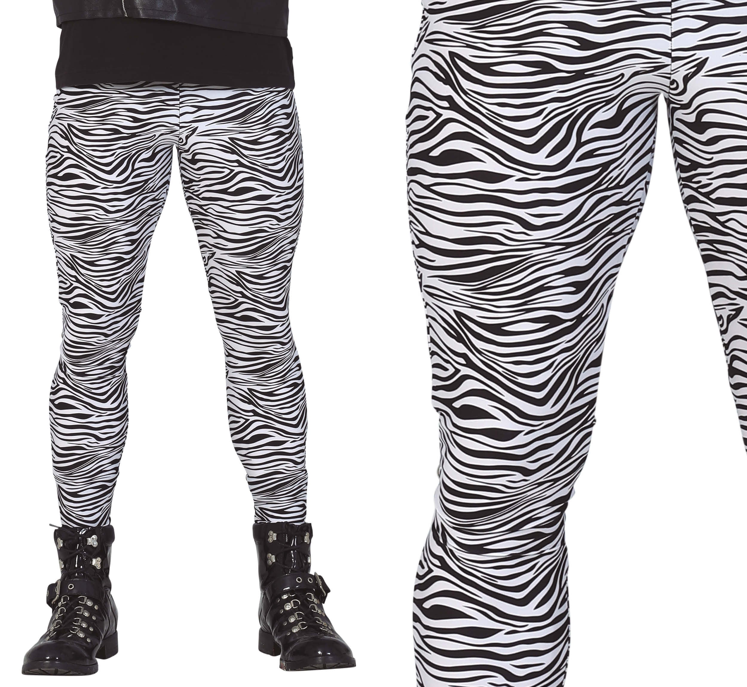ROCK PANTS WITH ZEBRA PRINT