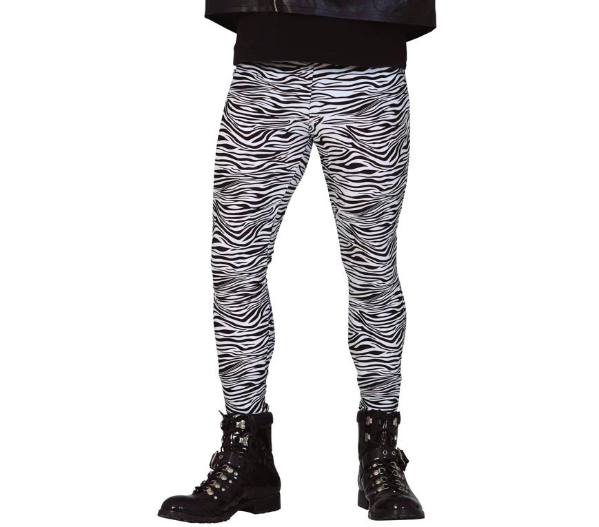 ROCK PANTS WITH ZEBRA PRINT