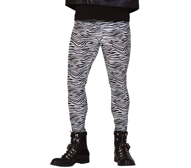 ROCK PANTS WITH ZEBRA PRINT