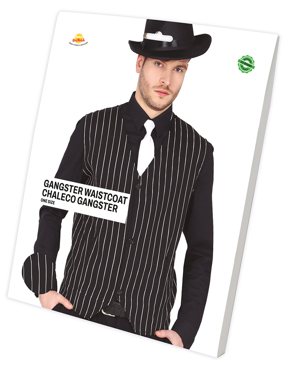 GANGSTER VEST, ADULT, 52 - 54 (L)
