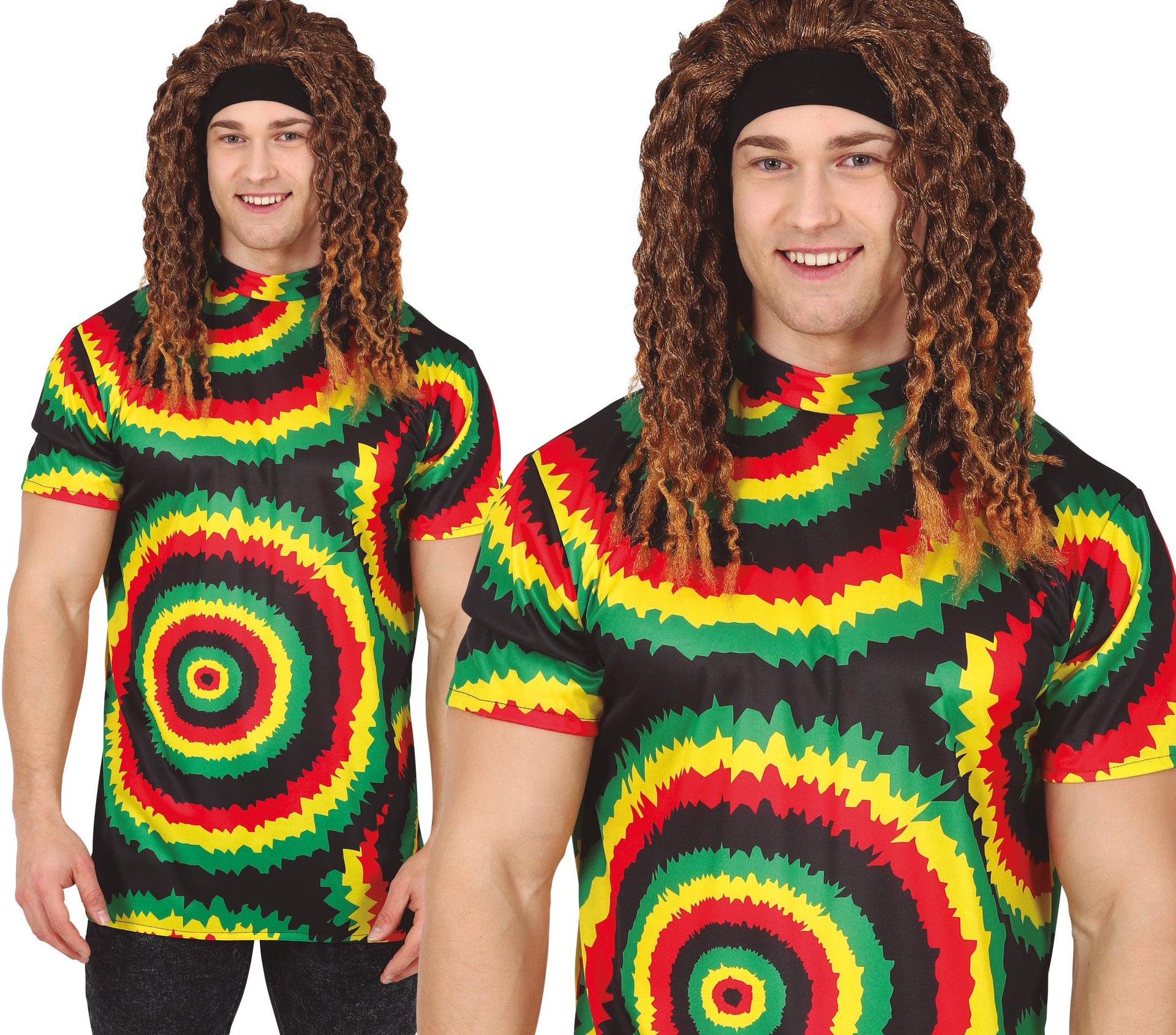 RASTA T-SHIRT, ADULT, 48 - 50 (M)