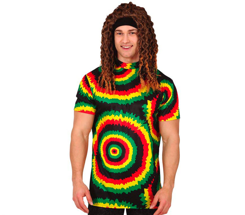 RASTA T-SHIRT, ADULT, 48 - 50 (M)
